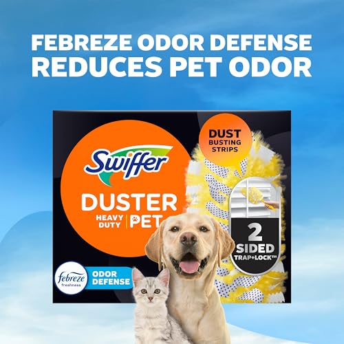 Heavy Duty Pet Duster Refills - 360 Multisurface Dusting Cloths (11 Pack)