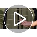 Briwooody Black 36x24” 2-Panel Arch Photo Display Frame - Farmhouse Style