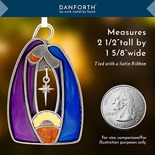 Danforth Holy Family Nativity Ornament - Handcrafted Pewter Christmas Decor