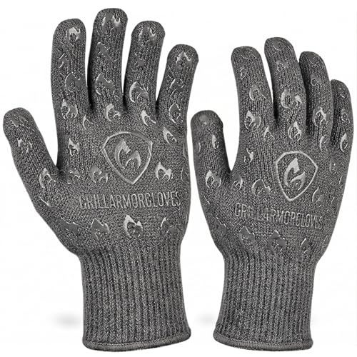 Heat Resistant Oven Gloves with Fingers - 932°F Extreme Protection