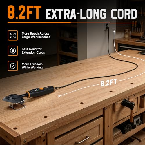 Digital Edge Banding Iron for Woodworking, Veneer & RC Hobbies