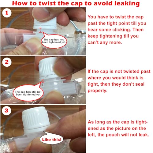 Reusable Leak-Proof Liquid Pouches, 8oz BPA-Free Travel Juice Bags (10 Pack)