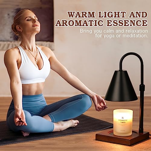 Modern Candle Warmer Lamp 2 Pack, Dimmable with Timer, Christmas