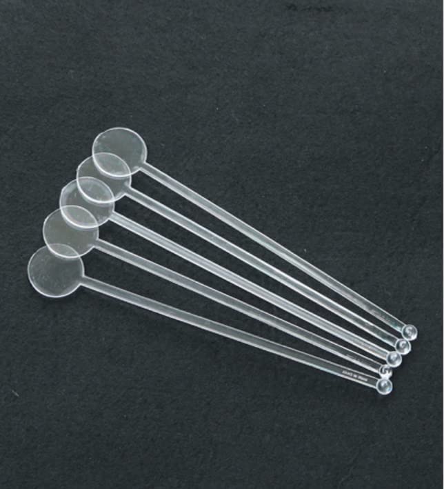 Brccee AC 100PCS Transparent Cocktail Stir Sticks 7 Inch Drink Stirrers