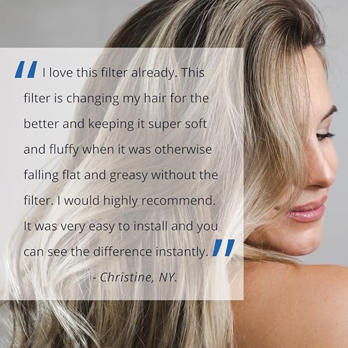 Shower Water Filter - Reduces 90% Chlorine for Healthier Skin and Hair