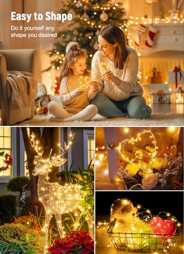 Minetom 33 ft 100 LED USB Fairy Lights with Remote and Timer