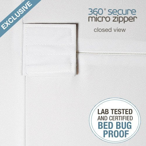 Waterproof Split Box Spring Encasement - 9" Thick - Breathable & Noiseless