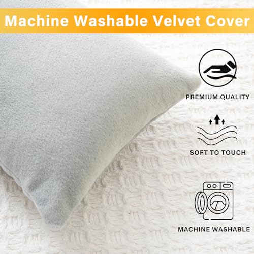 Memory Foam Mini Pillow 2-Pack, 11x7 Inches for Travel & Support