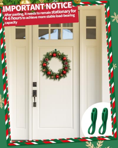 12-Pack Reusable Silicone Garland Hangers for Mantle & Holiday Decor