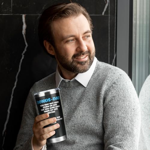 Fatbaby Bonus Dad 20oz Tumbler - Funny You May Not Have Given Me Life Gift Cup