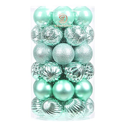 Sea Team Mint 41-Pack Christmas Ball Ornaments 2.36in (60mm) Shatterproof