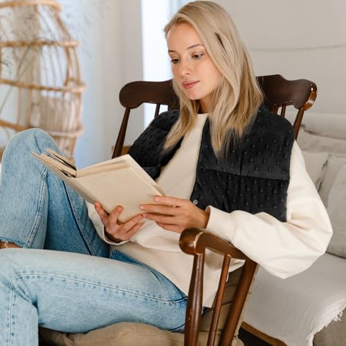 4 lb Weighted Neck Wrap - Sensory Shoulder Pad for Relaxation, 32 x 8 Inch