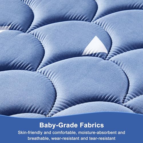 Premium Mini Crib Mattress 38" x 24" x 4" - Breathable Firm Foam