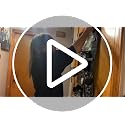 Double-Sided Gift Bag and Wrapping Paper Storage Organizer with 360° Rotating Hook
