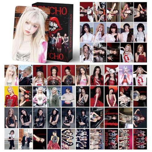 55pcs Psycho Mini Album Lomo Card Set - Collectible Photo Cards for Fans