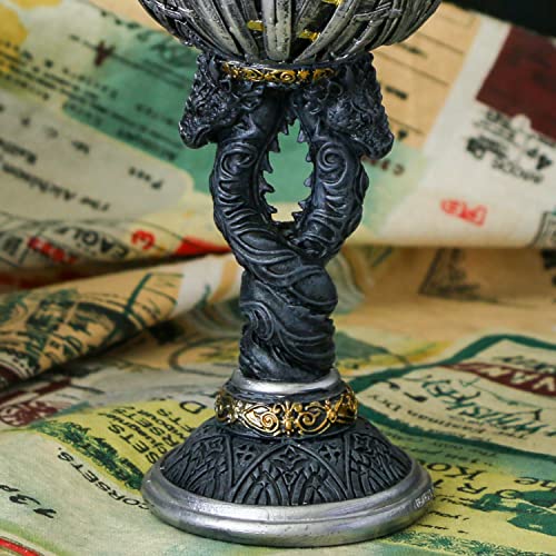Medieval Dragon Sword Chalice Goblet - 7oz Stainless Steel Wine Cup