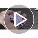 Holographic Purple Star Garland Banner - 130 ft Party Backdrop Decor