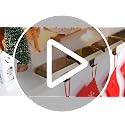 Popamaz Bronze Christmas Stocking Holders 5Pcs - Weighted Mantle/Hanger Set