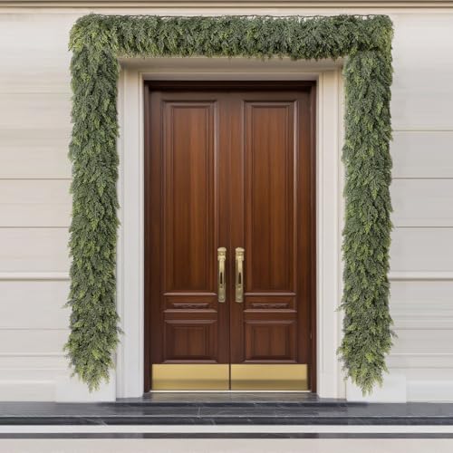 6ft Artificial Christmas Garland Greenery for Fireplace Mantle Holiday Decor