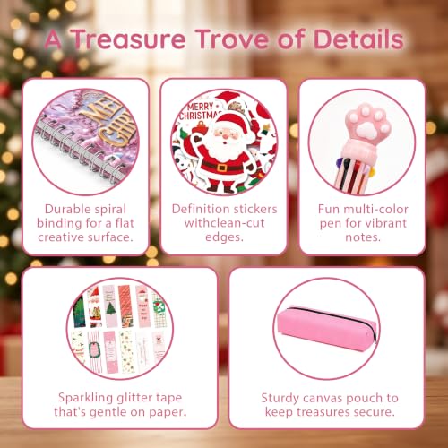 Pink Teen Girls DIY Advent Calendar 2026 - 24 Day Christmas Craft Kit