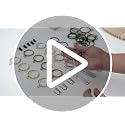 Metal Curtain Rings with Eyelets for 1-Inch Rods, 24-Pack, Bronze