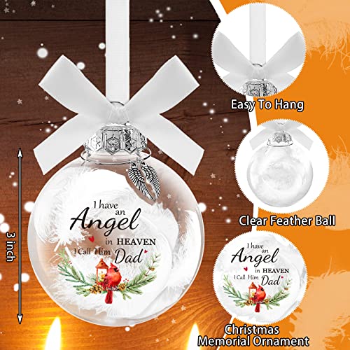 Yinder Dad Memorial Christmas Ornaments - Bereavement Sympathy Gift for Loss of Mom