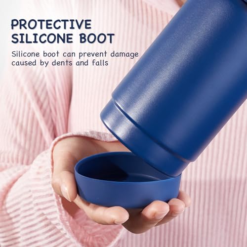 12oz Kids Stainless Steel Insulated Water Bottle with Straw, Leakproof
