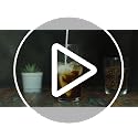 Stackable Iced Coffee Drinking Glasses, 21oz Heavy Clear Glass Set of 6