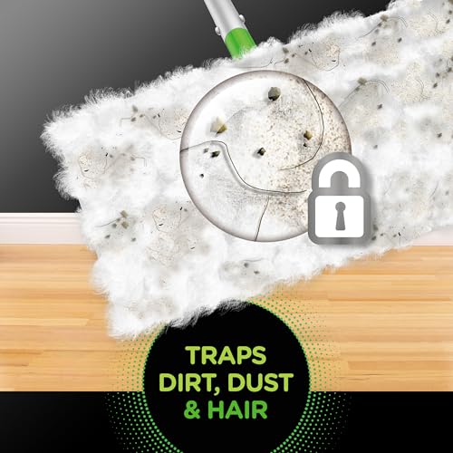 Heavy Duty Dry Sweeping Cloth Refills for Floor Cleaning, Unscented - 32 Count
