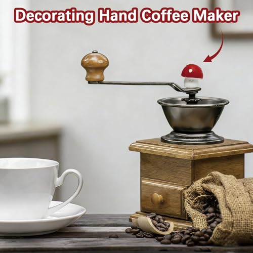 10-Piece Magnetic Mushroom Hinge Covers for Door and Cabinet Decor