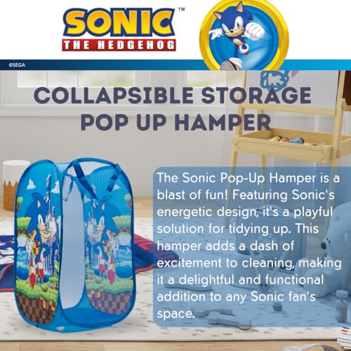 Collapsible Pop-Up Hamper for Kids - Cartoon Character Laundry Storage Bin