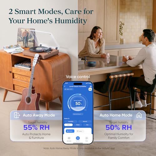Whole House Evaporative Humidifier 23L 3000 Sq Ft Smart Control No White Dust