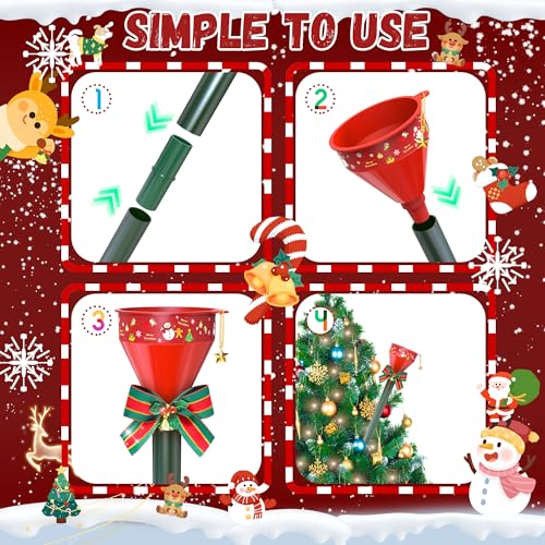 50 Inch Christmas Tree Watering System Funnel - Indoor & Outdoor Plant Watering Tool