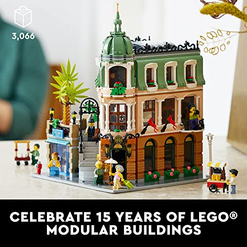 LEGO Icons Boutique Hotel Model Set - Standard Packaging, 3066 Pieces for Adults, Building Blocks for Display & Gift