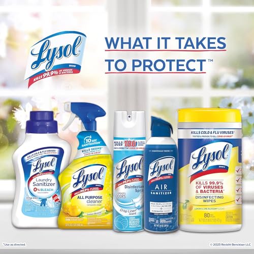 Lysol Dual Action Disinfectant Wipes, Multi-Surface Antibacterial Scrubbing Wipes, Dorm Room Essentials, Citrus Scent, 75ct (Pack of 4), Packaging May Vary