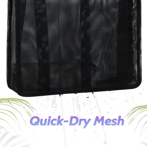 Portable Mesh Shower Caddy Quick-Drying Toiletry Organizer Bag for College Dorm Gym