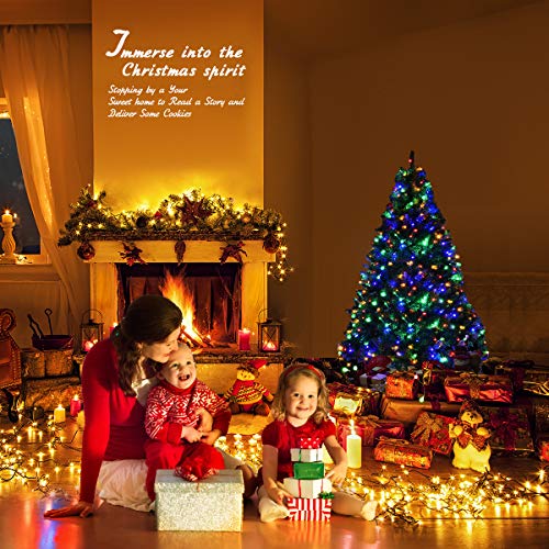 4ft Pre-Lit Artificial Christmas Tree with 100 Dual-Color LED Lights