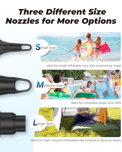 Portable 6000mAh Rechargeable Air Pump for Inflatables