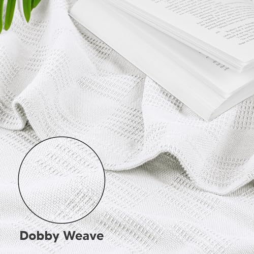 Utopia Bedding 100% Cotton Thermal Queen Blanket - 90x90 Waffle Weave