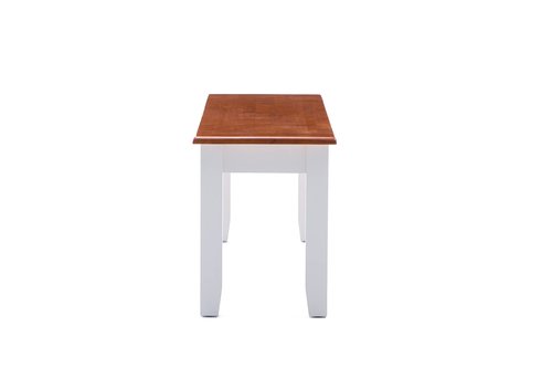 Boraam Bloomington Bench, Cream/Honey Oak