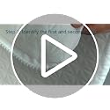 Convertible Knee Wedge Pillow for Back Sleeping - Dual-Layer Memory Foam