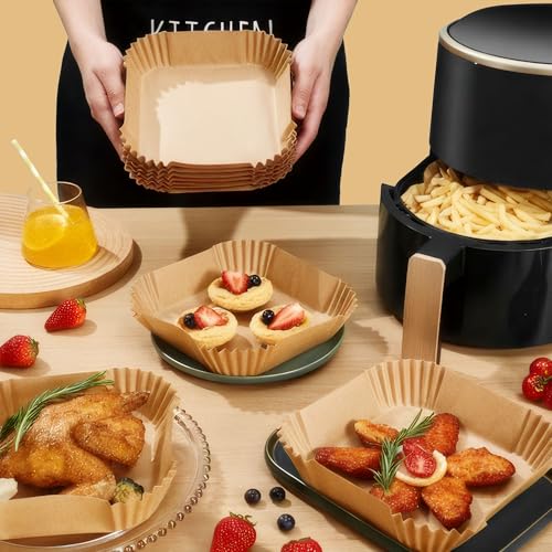 130 Pcs Disposable Air Fryer Liners for 1-3 Quart Mini Fryers