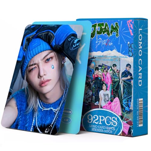 60 Pcs K-Pop Photo Card Set with 32 Stickers - Fan Collection Gift