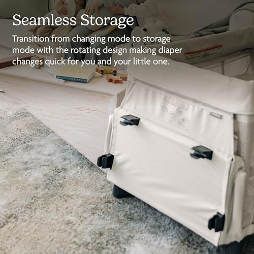 Collapsible Changing Station Accessory for Playard - Wipeable Surface
