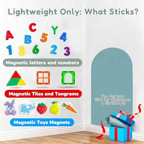 Magnetic Arch Wall Decal - Kids Peel-and-Stick Chalkboard Play Surface
