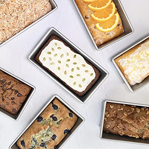 Nonstick Aluminized Steel Bread Loaf Pan, 1 LB Commercial Grade Bakeware