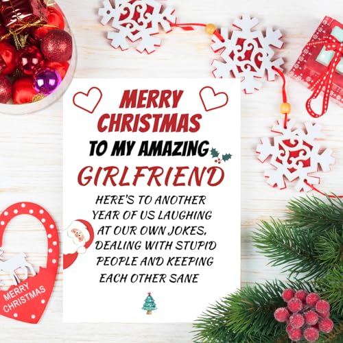 Funny Girlfriend Christmas Card – GVMGVM Variation #5 from Boyfriend, Humorous Merry Xmas Card for GF