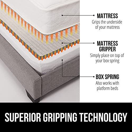Gorilla Grip Non-Slip Mattress Pad Gripper - 48x72 Full Size Bed & Couch Pad