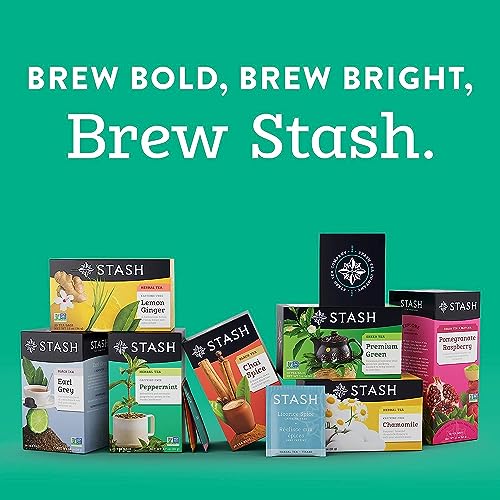 Stash Tea Comfort Classics Herbal Tea Sampler - Assortment of Non-Caffeinated Teas Including Peppermint, Chamomile and Lemon Ginger Teas, 18-20 Count (Pack of 3)