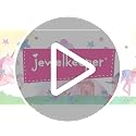 Musical Jewelry Box for Girls with Spinning Princess and 3 Drawers